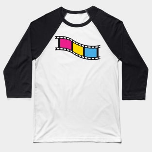 Film Strip - Pansexual Pride Baseball T-Shirt